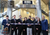 Opening Royal Bank of Scotland with Amir Khan