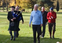 Bagpiper at The Open Championship Golf